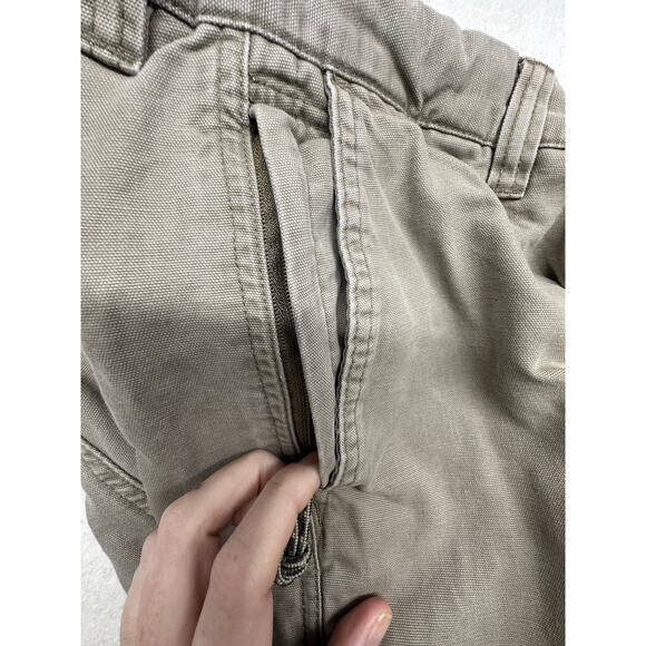 Columbia Mens Pants Size 32 Outdoor Utility Khaki Workwear Hiking 100% Cotton - Picture 7 of 9